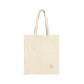 Hand-drawn Smiley Face Cotton Canvas Tote Bag by Gentle Mischief Studio