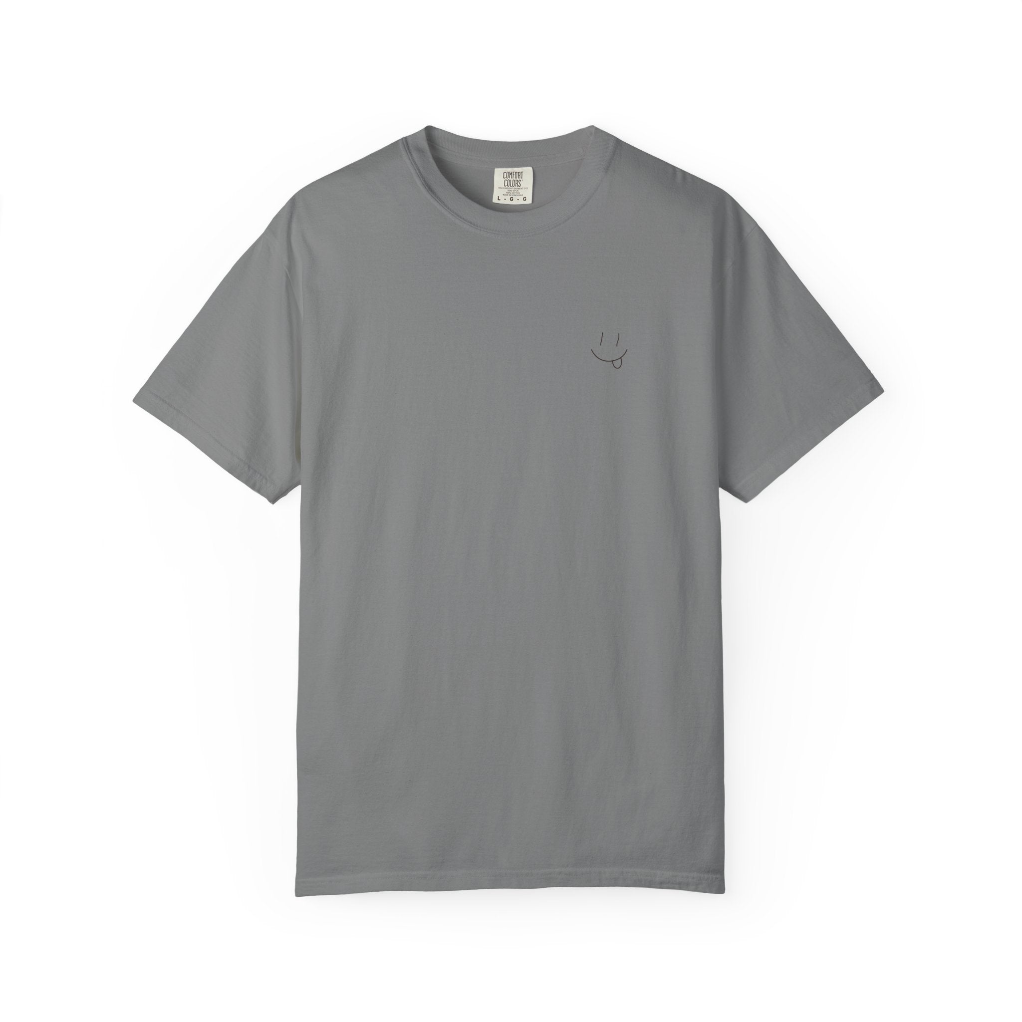 Hand-drawn Smiley Face Unisex Tee "EMOTIONALLY OFFLINE"